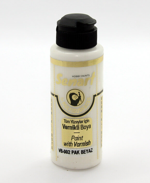 Pak Beyaz Senart Vernikli Boya 120 ML VB002