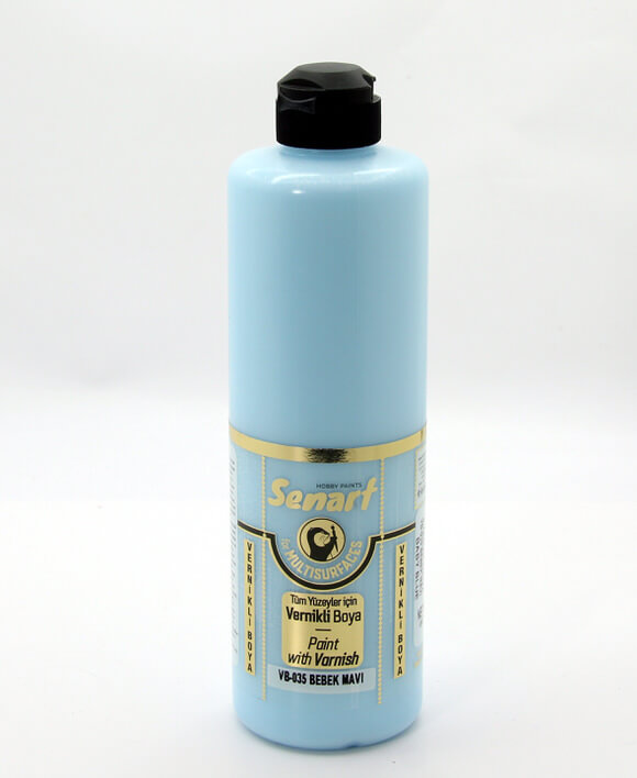 Bebek Mavi Senart Vernikli Boya 500 ML VB035