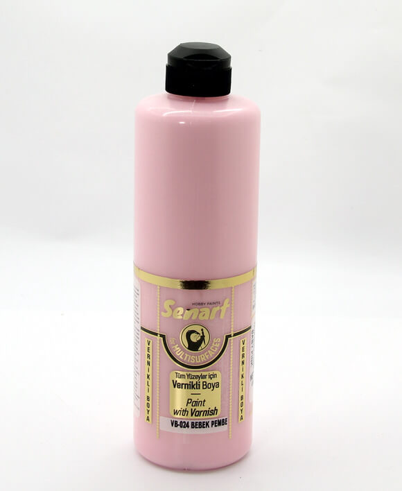 Bebek Pembe  Senart Vernikli Boya 500 ML VB024