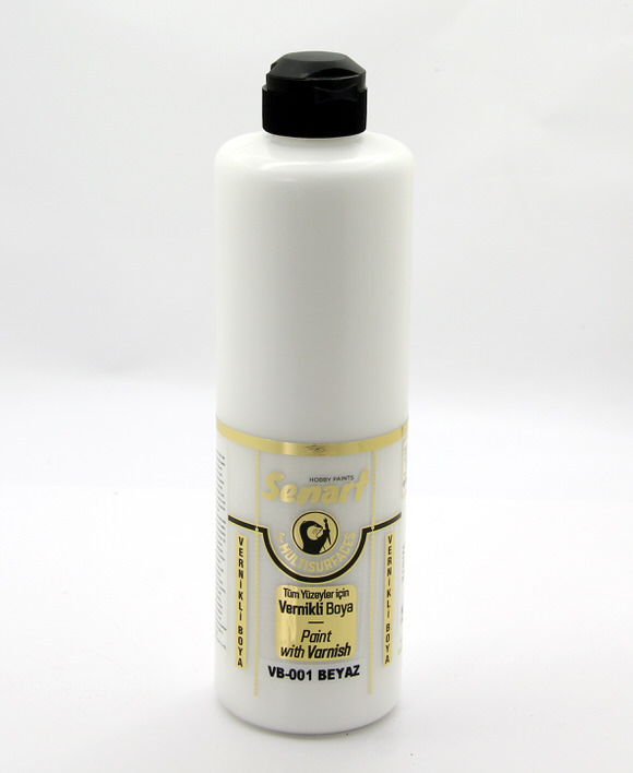 Beyaz Senart  Vernikli Boya 500 ML VB001