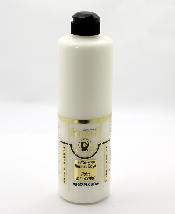 Pak Beyaz Senart Vernikli Boya 500 ML VB002