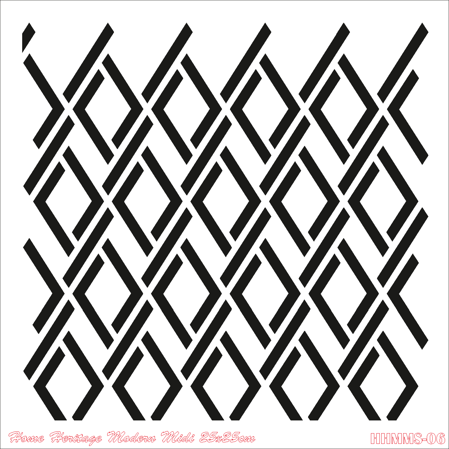 HOME HERITAGE MODERN MIDI 25X25CM HHMMS-06