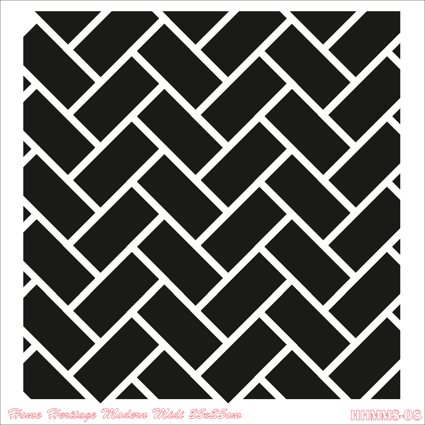 HOME HERITAGE MODERN MIDI 25X25CM HHMMS-08