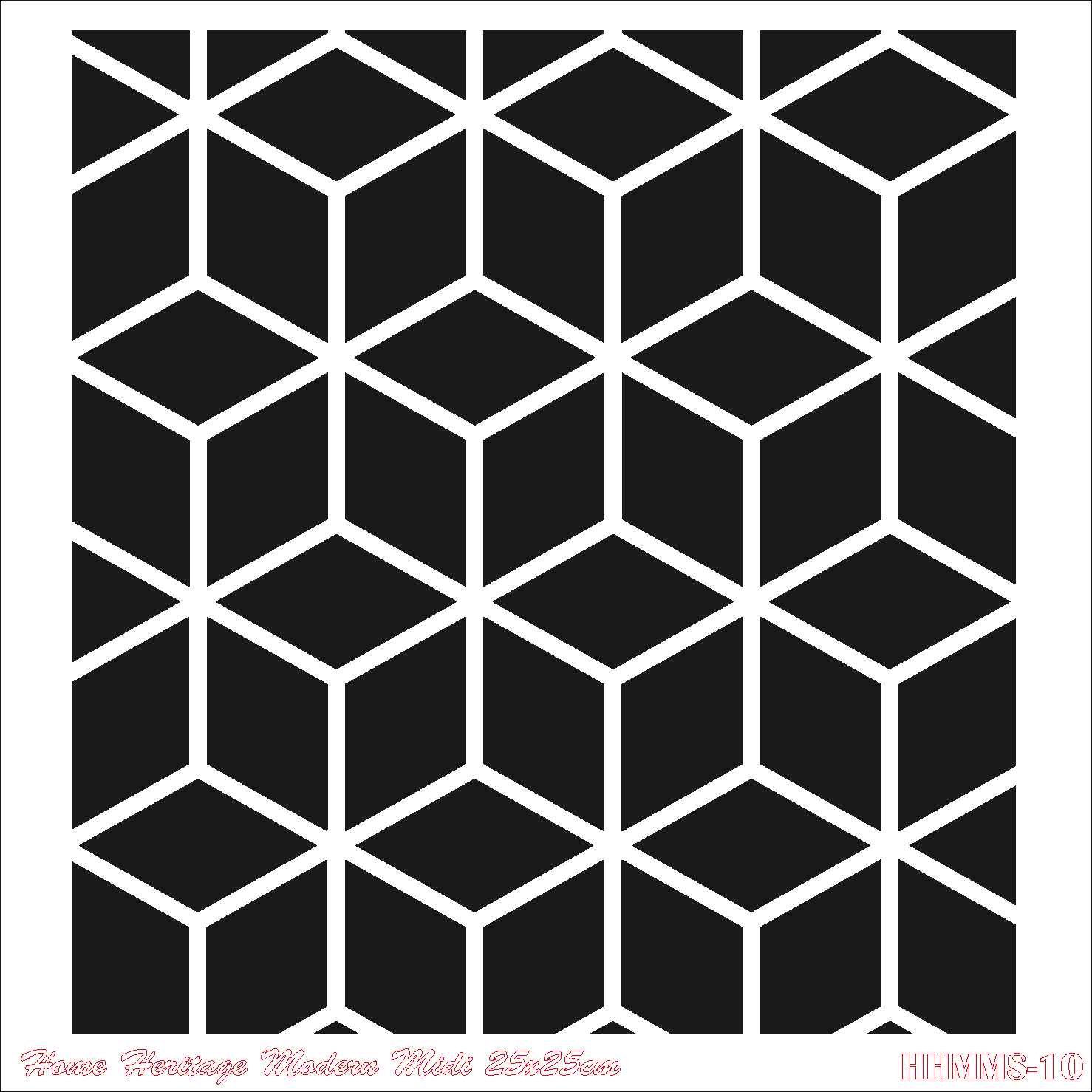 HOME HERITAGE MODERN MIDI 25X25CM HHMMS-10