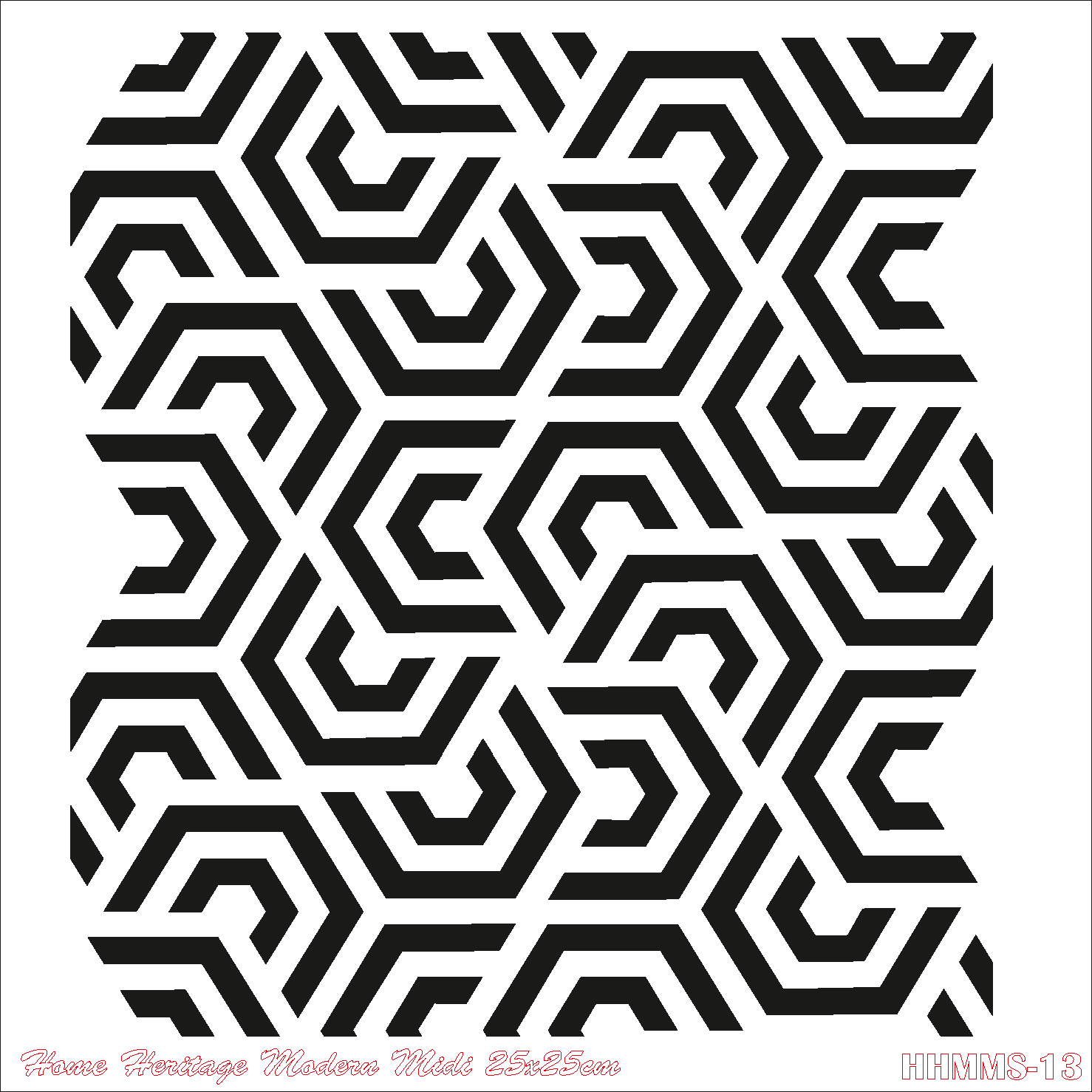 HOME HERITAGE MODERN MIDI 25X25CM HHMMS-13