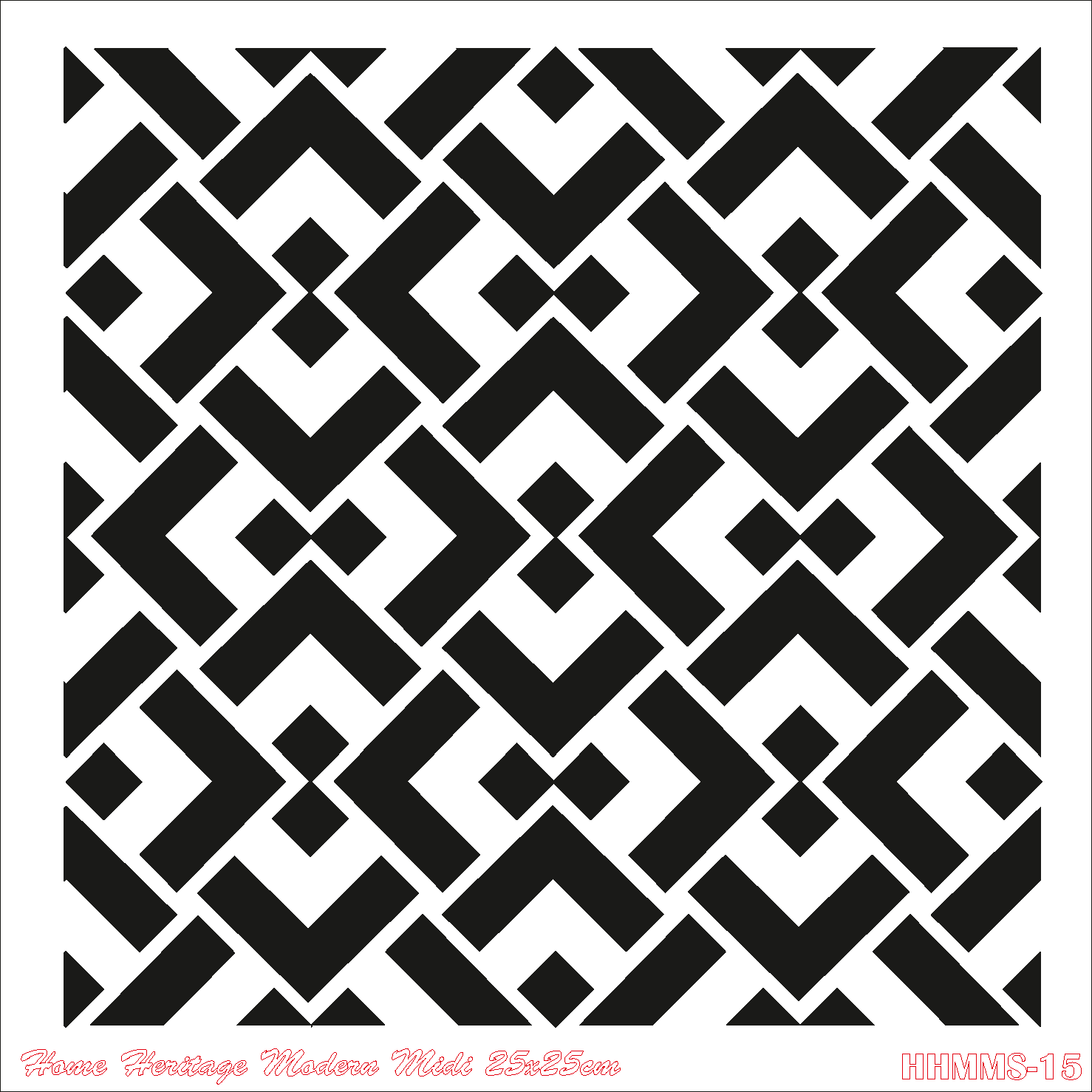 HOME HERITAGE MODERN MIDI 25X25CM HHMMS-15