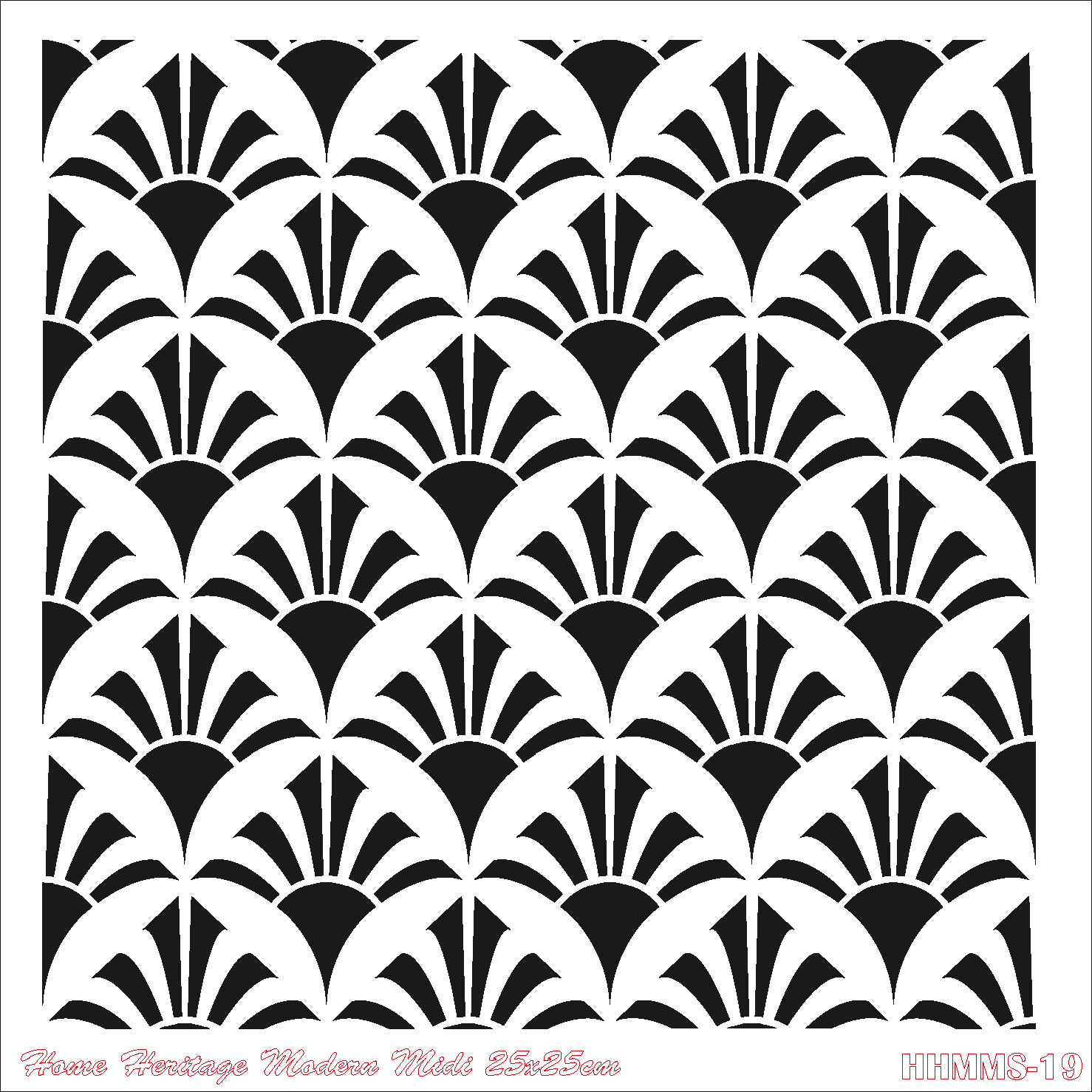 HOME HERITAGE MODERN MIDI 25X25CM HHMMS-19