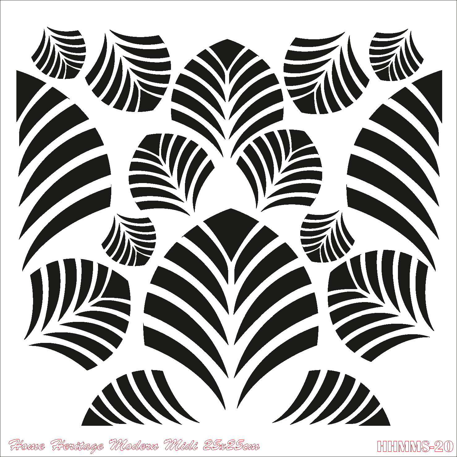 HOME HERITAGE MODERN MIDI 25X25CM HHMMS- 20