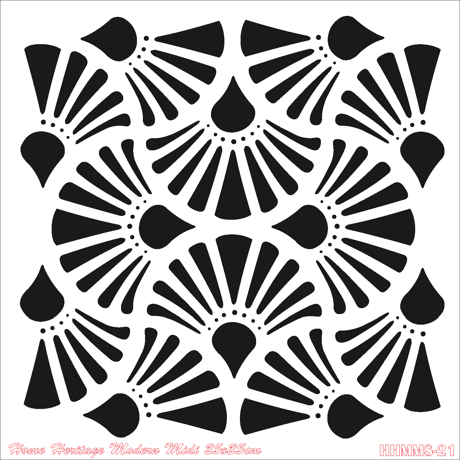 HOME HERITAGE MODERN MIDI 25X25CM HHMMS- 21