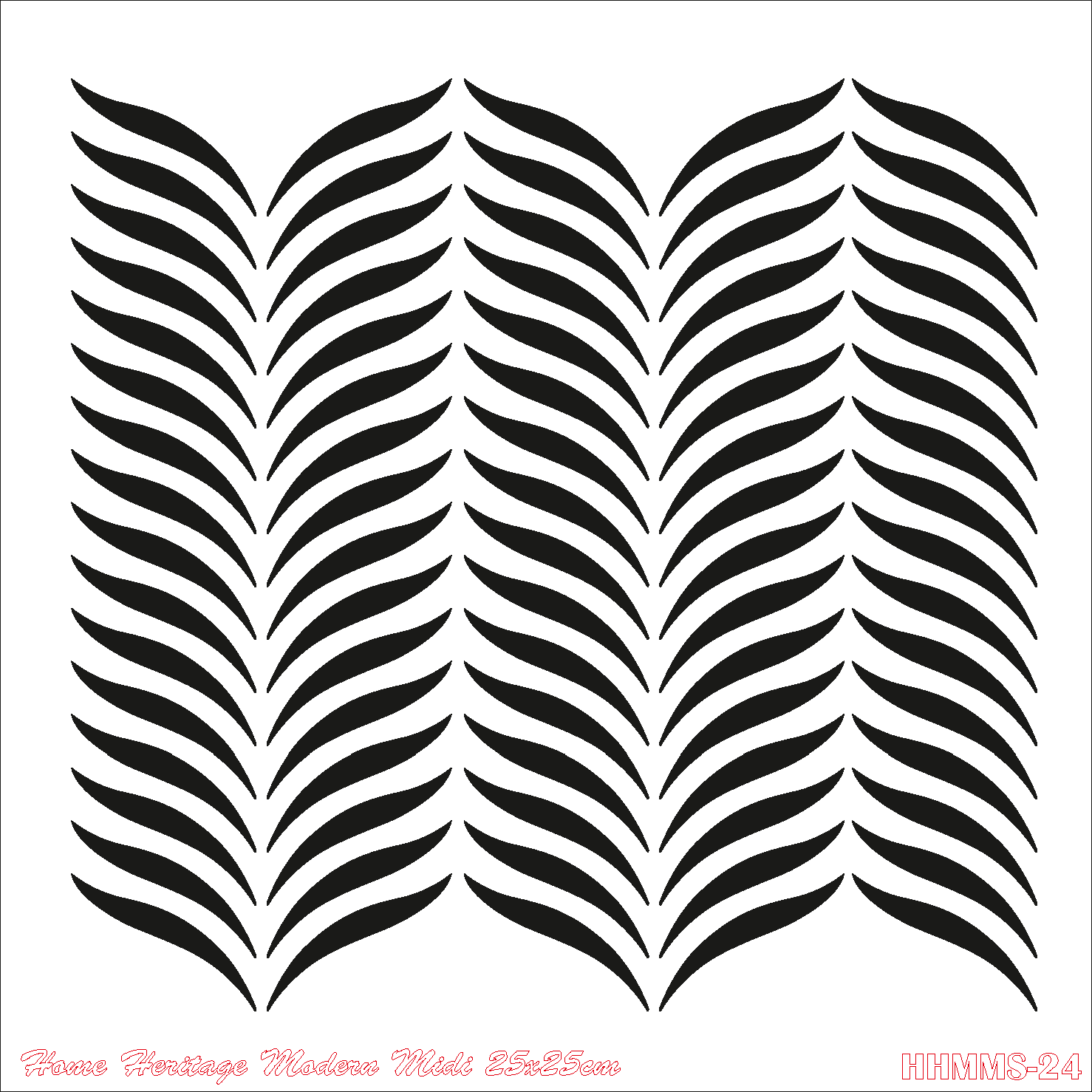 HOME HERITAGE MODERN MIDI 25X25CM HHMMS- 24