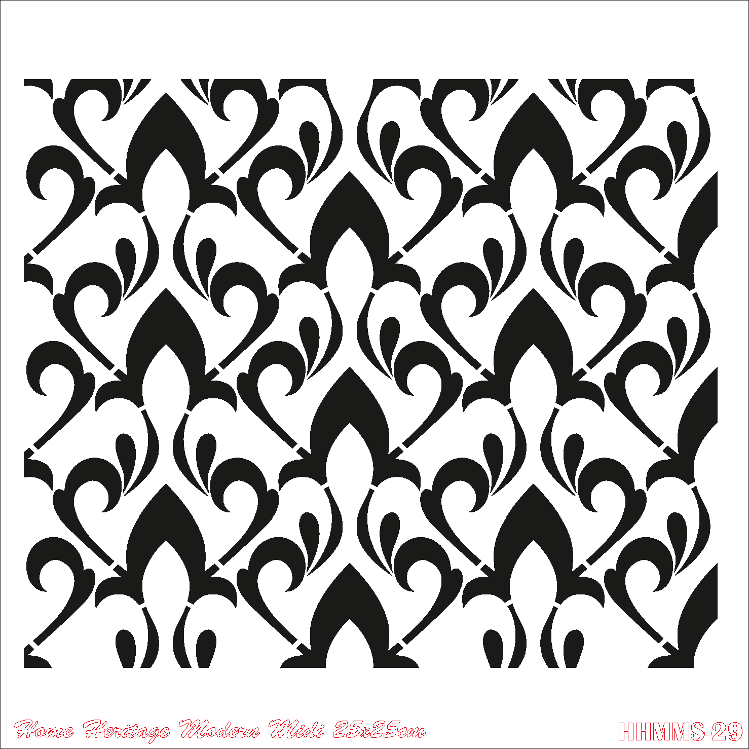 HOME HERITAGE MODERN MIDI 25X25CM HHMMS- 29